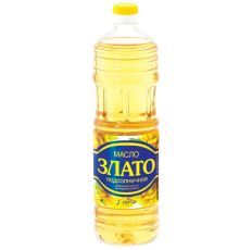Масло подсолнечное Злато, рафинированное, 0,8 л